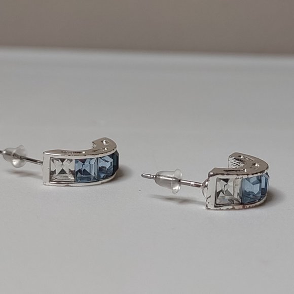 Multi Toned Blue Earrings - Picture 8 of 9